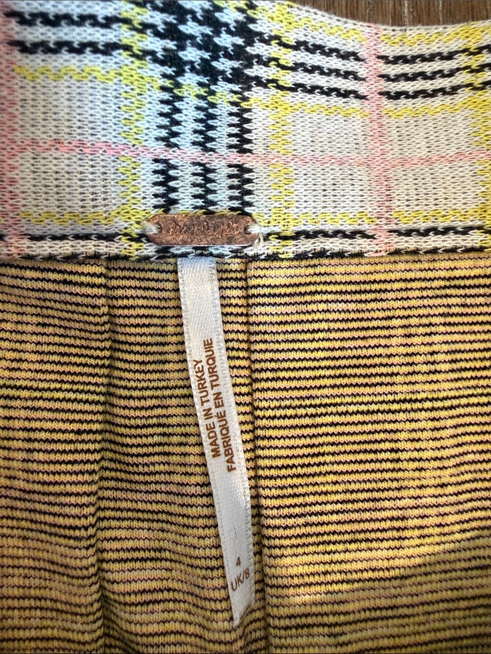 Free People Plaid Pleated Mini Skirt - Picture 2 of 2